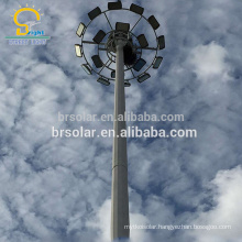 Special price for airport seaport villa high mast lighting poles specification